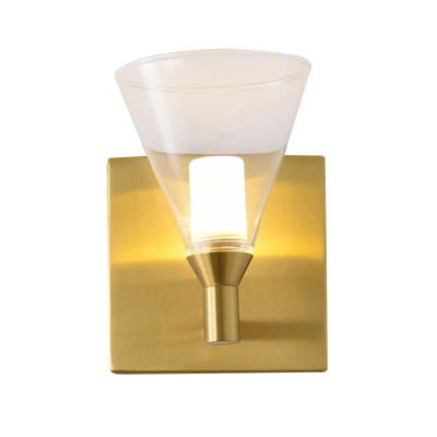 Arandela Calix Bella Dourado (c)10cm (l)16cm (a)13cm