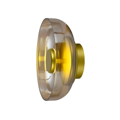 Arandela Disko Bella Dourado e Âmbar