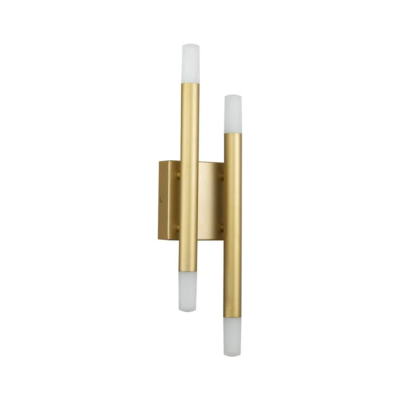 Arandela Manaca Bella Dourado e Branco