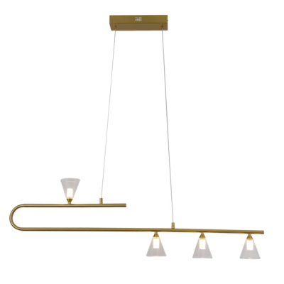 Pendente Calix Bella Dourado (c)110cm (l)9cm (a)34cm